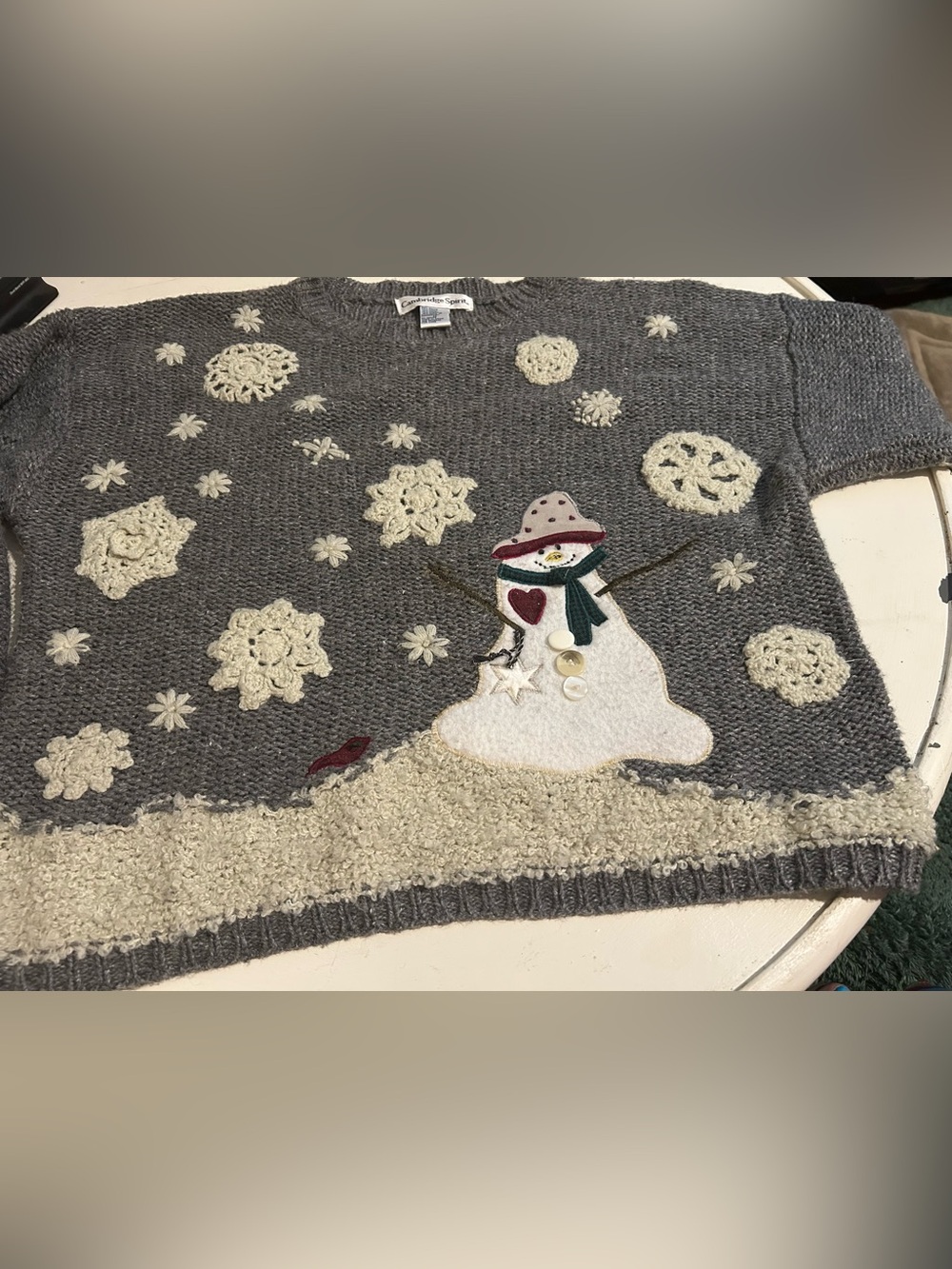 Vtg Cambridge Spirit Sweater